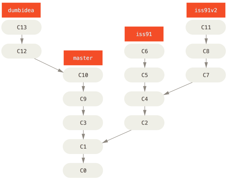 Topic Branches Many